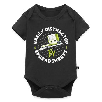Accountant Bookkeeper Accounting - Baby Premium short-sleeve bodysuit - black - Front