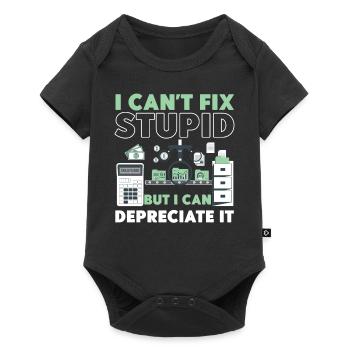 Accountant Bookkeeper Accounting I - Baby Premium short-sleeve bodysuit - black - Front