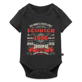 Février 1996 | Des Années D'excellence - Body à manches courtes Premium Bébé - noir - Devant
