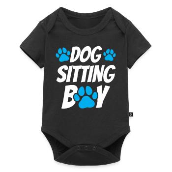 Dog Sitter Boy Dog Sitting Dog Sitting Dog - Body à manches courtes Premium Bébé - noir - Devant