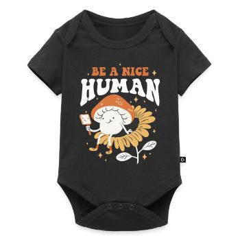 Soyez un beau cadeau de gentillesse humaine - Body à manches courtes Premium Bébé - noir - Devant