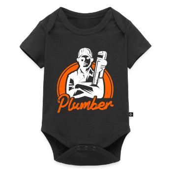 Robinetterie sanitaire commerciale Plombiers - Body à manches courtes Premium Bébé - noir - Devant