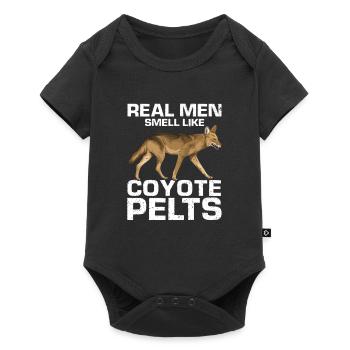 Conception de coyote pour les réacteurs de coyote - Body à manches courtes Premium Bébé - noir - Devant
