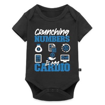 Accountant Bookkeeper Accounting - Baby Premium Kurzarmbody - Schwarz - Vorne
