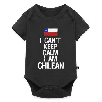 I can not Keep Calm I am Chilene - Baby Premium short-sleeve bodysuit - black - Front