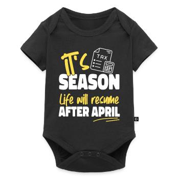 Accountant Bookkeeper Accounting - Baby Premium short-sleeve bodysuit - black - Front