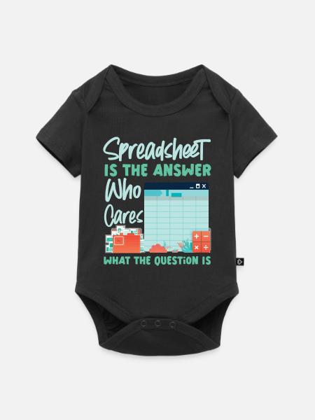Accountant Bookkeeper Accounting - Baby Premium Kurzarmbody - Schwarz