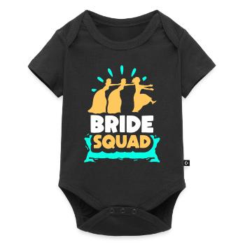 Bride Team Party Wedding Brides Weddings - Baby Premium short-sleeve bodysuit - black - Front