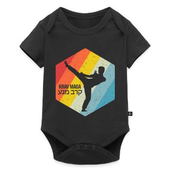 Krav Maga Apparel Israeli Self - Baby Premium short-sleeve bodysuit - black - Front