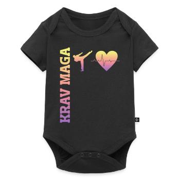 Krav Maga Apparel Israeli Self - Baby Premium short-sleeve bodysuit - black - Front