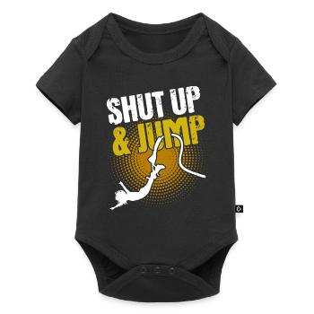 Bungee Sprung Bungee Springen Bungy Jumping - Baby Premium short-sleeve bodysuit - black - Front