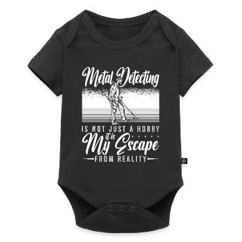 Metal Detecting Is Not Just Detecting Detectorist - Baby Premium short-sleeve bodysuit - black - Front