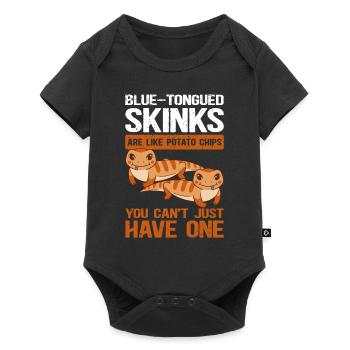 Bluetongued Skink Blue Tongued Skink Gift - Baby Premium short-sleeve bodysuit - black - Front