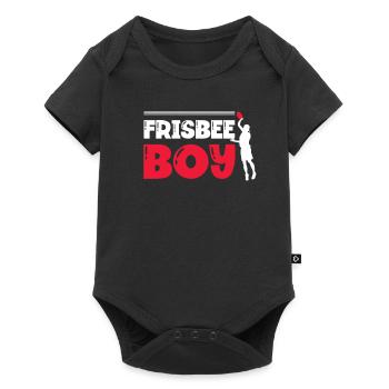 Frisbee Boy Ultimate Frisbee Player Disc Sports - Body à manches courtes Premium Bébé - noir - Devant