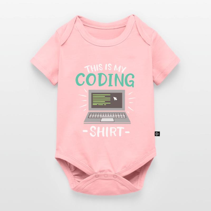 This is my Coding Shirt Coder Baby Premium short-sleeve bodysuit