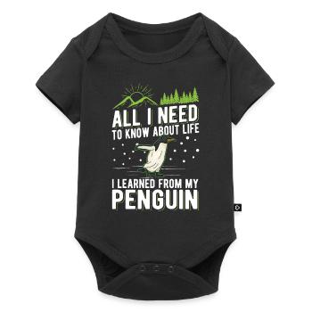 Pingouin Cadeau Pingouin - Body à manches courtes Premium Bébé - noir - Devant