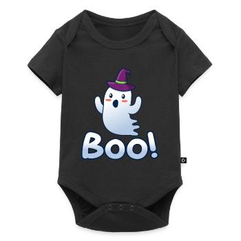 Little Ghost Witching Hour Halloween Ghost - Baby Premium short-sleeve bodysuit - black - Front