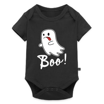 Little Ghost Witching Hour Halloween Ghost - Baby Premium short-sleeve bodysuit - black - Front