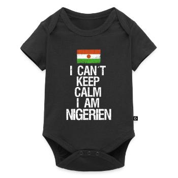 Je n’arrive pas à garder mon calme, je suis Nigrer - Body à manches courtes Premium Bébé - noir - Devant