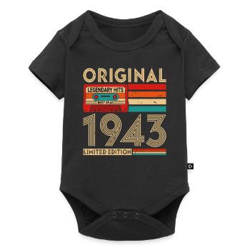 Original legendäre Hits Das Beste von 1943 - Baby Premium Kurzarmbody - Schwarz - Vorne