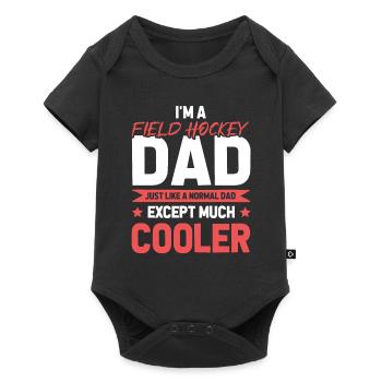 Field Hockey Dad - Baby Premium short-sleeve bodysuit - black - Front