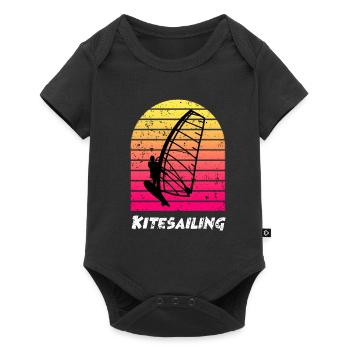 Kitesailing - Baby Premium short-sleeve bodysuit - black - Front