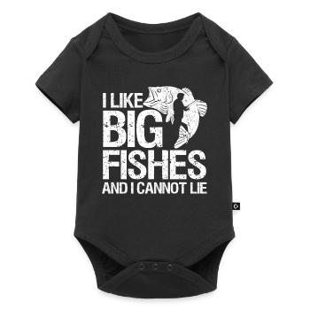 Pêche à la ligne Pêche - Body à manches courtes Premium Bébé - noir - Devant