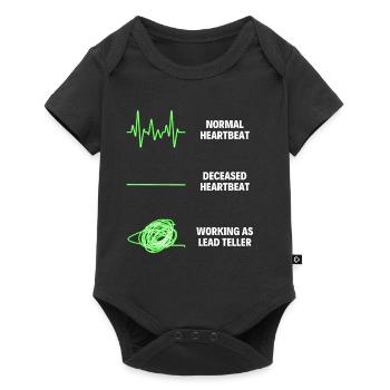 Land Surveyor Worker Coworkers Landman - Baby Premium short-sleeve bodysuit - black - Front