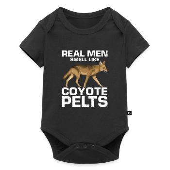 Conception de coyote pour les réacteurs de coyote - Body à manches courtes Premium Bébé - noir - Devant