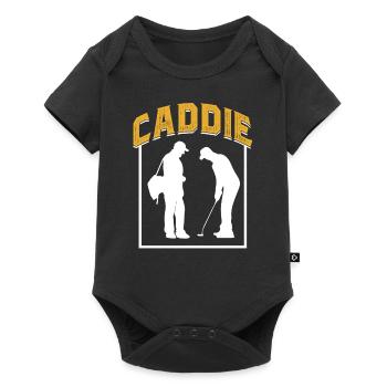 Caddy Profession Golf Golfing Golfer - Baby Premium short-sleeve bodysuit - black - Front