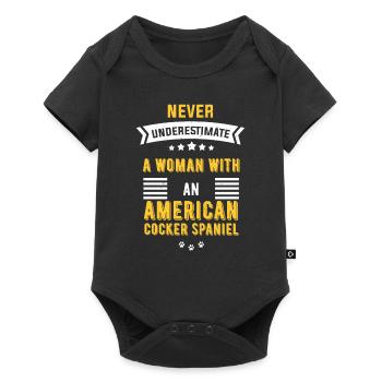 American Cocker Spaniel - Baby Premium short-sleeve bodysuit - black - Front
