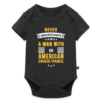American Cocker Spaniel - Baby Premium short-sleeve bodysuit - black - Front