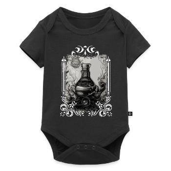 Magic Witch Trank Hexerei okkulte gotische Hexe - Baby Premium Kurzarmbody - Schwarz - Vorne