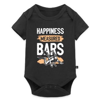 happiness diving - Baby Premium Kurzarmbody - Schwarz - Vorne