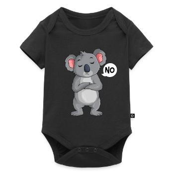 Koala Children - Baby Premium short-sleeve bodysuit - black - Front
