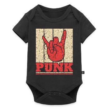 Punk Rock Pogo Anarchy Punks Punk Rocker Punk - Baby Premium short-sleeve bodysuit - black - Front