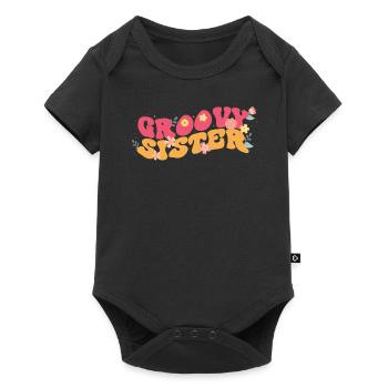 Groovy Sister Garden Plant Flowers Floral Decoration - Baby Premium short-sleeve bodysuit - black - Front