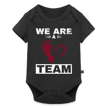 Horse Rider Riding Horses Love - Baby Premium short-sleeve bodysuit - black - Front