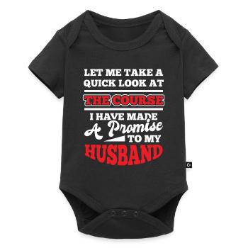 Running Ultramarathon - Baby Premium short-sleeve bodysuit - black - Front