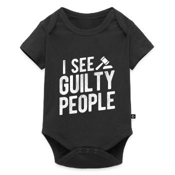 Richter Jurist Anwalt - Baby Premium Kurzarmbody - Schwarz - Vorne