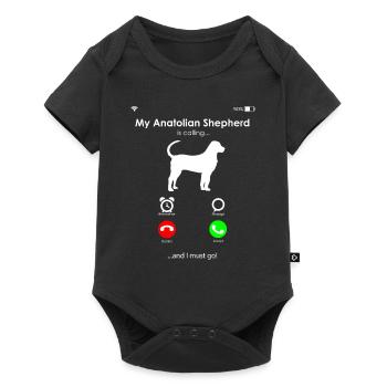 Chien de berger d’Anatolie - Body à manches courtes Premium Bébé - noir - Devant