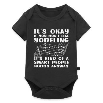 Yodel - Baby Premium short-sleeve bodysuit - black - Front