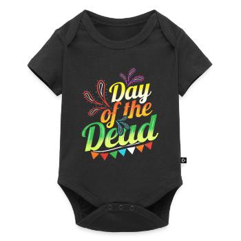 Logo coloré pour le jour des morts - Body à manches courtes Premium Bébé - noir - Devant