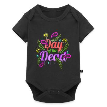 Logo With Ears Of Grain For Day Of The Dead - Baby Premium short-sleeve bodysuit - black - Front