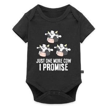Éleveurs de bovins Plus qu’une vache que je promets - Body à manches courtes Premium Bébé - noir - Devant