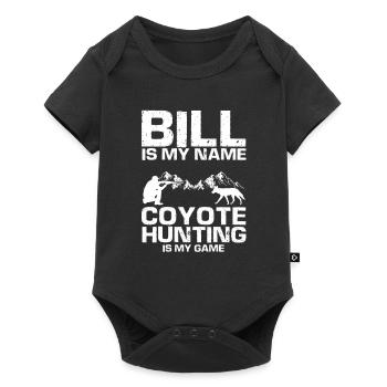 Conception de coyote pour les réacteurs de coyote - Body à manches courtes Premium Bébé - noir - Devant