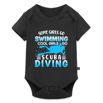 Scuba Diving Gift Underwater Scuba Diver - Baby Premium short-sleeve bodysuit - black - Front