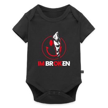 I'm Ok I'm Broken - Baby Premium Kurzarmbody - Schwarz - Vorne