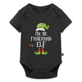 Fischerman Elf - Baby Premium short-sleeve bodysuit - black - Front