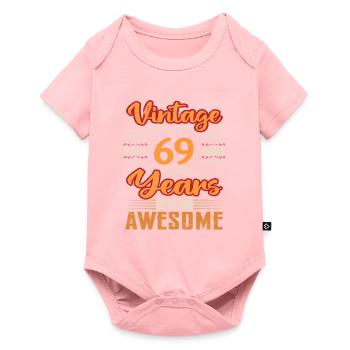 Vintage | 69 birthday gift ideas - Baby Premium short-sleeve bodysuit - rose - Front